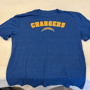 NFL Blue Chargers Short Sleeve Tee